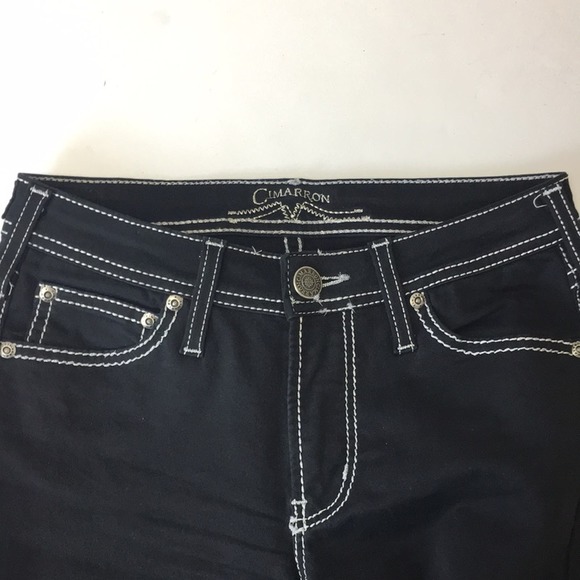 Cimarrons women's black denim Jeans see sizing in description - Picture 8 of 11